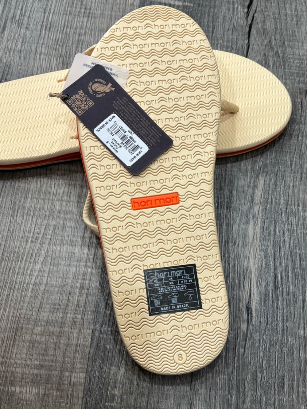 Hari Mari Women’s "Dunes" Sherbet Flip-Flops, Size 8, NWT - Picture 6 of 11